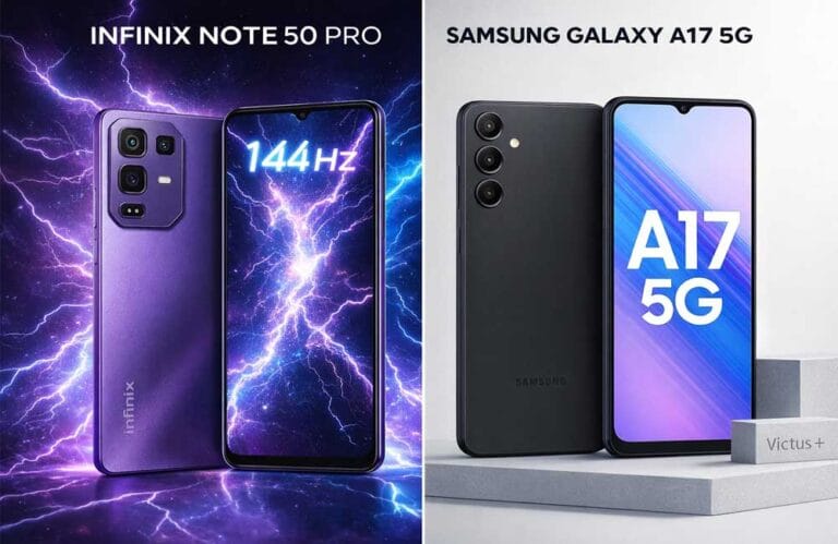 Infinix Note 50 Pro vs Samsung Galaxy A17