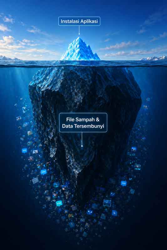 storage hp cepat penuh