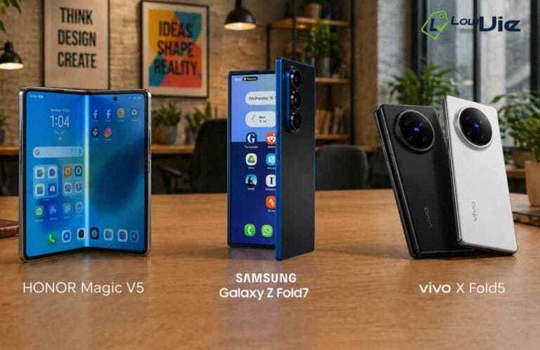 Samsung Galaxy Z Fold7 vs Vivo X Fold5 vs Honor Magic V5