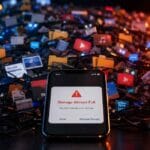 storage hp cepat penuh