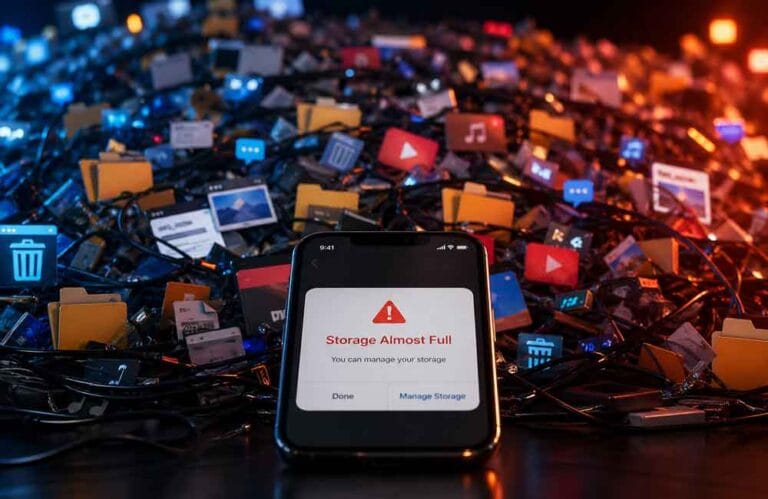 storage hp cepat penuh