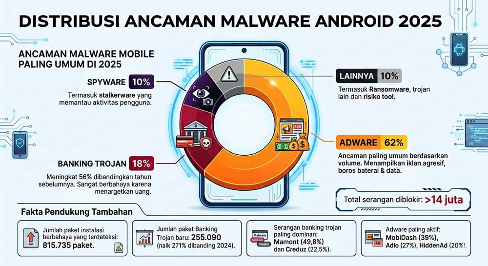 perlukah ponsel menggunakan Antivirus